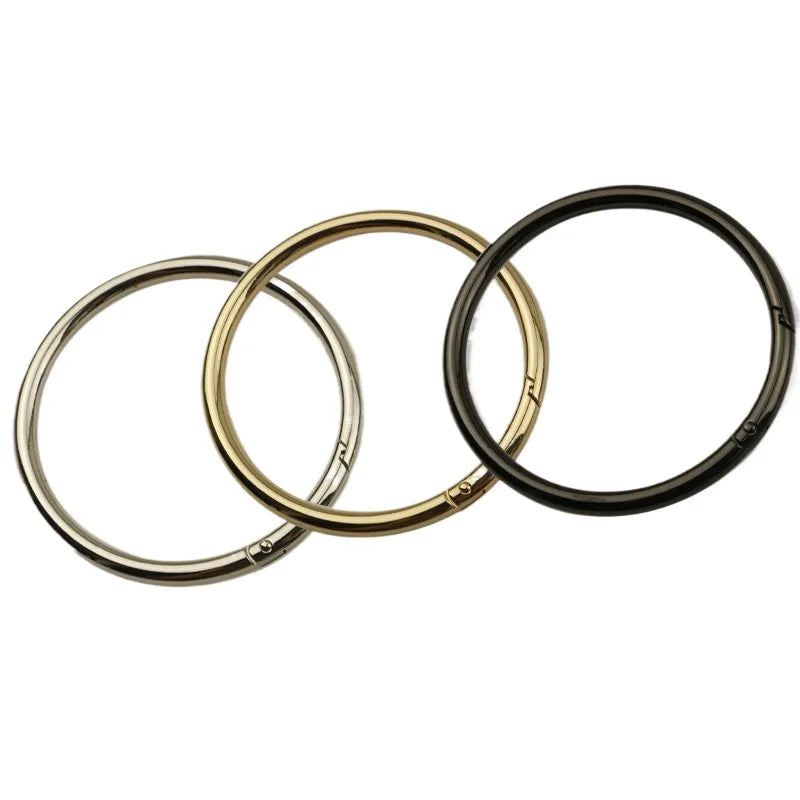 3 Inch Open Spring Coil Connecting Buckle Open Ring 75mm Luggage Hardware Accessories Bag Ring Accessories