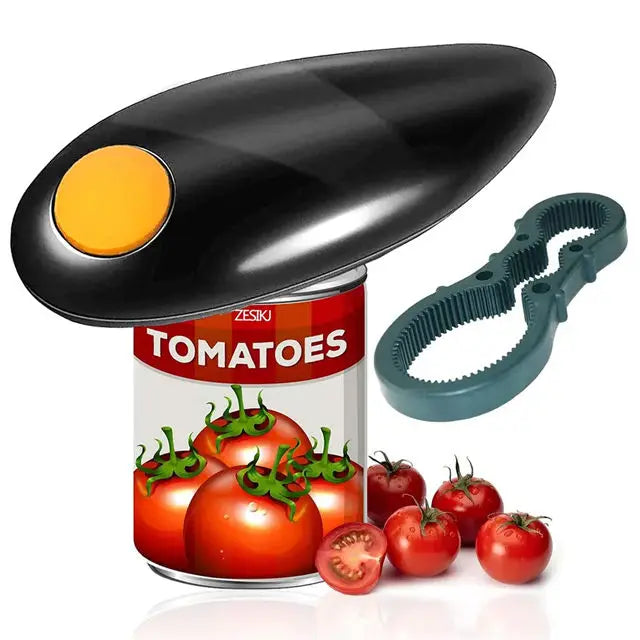 Home Kitchen Portable Touch Safety Jar Bottle Tin Opener Battery Operated Handheld Automatic Electric Can Opener