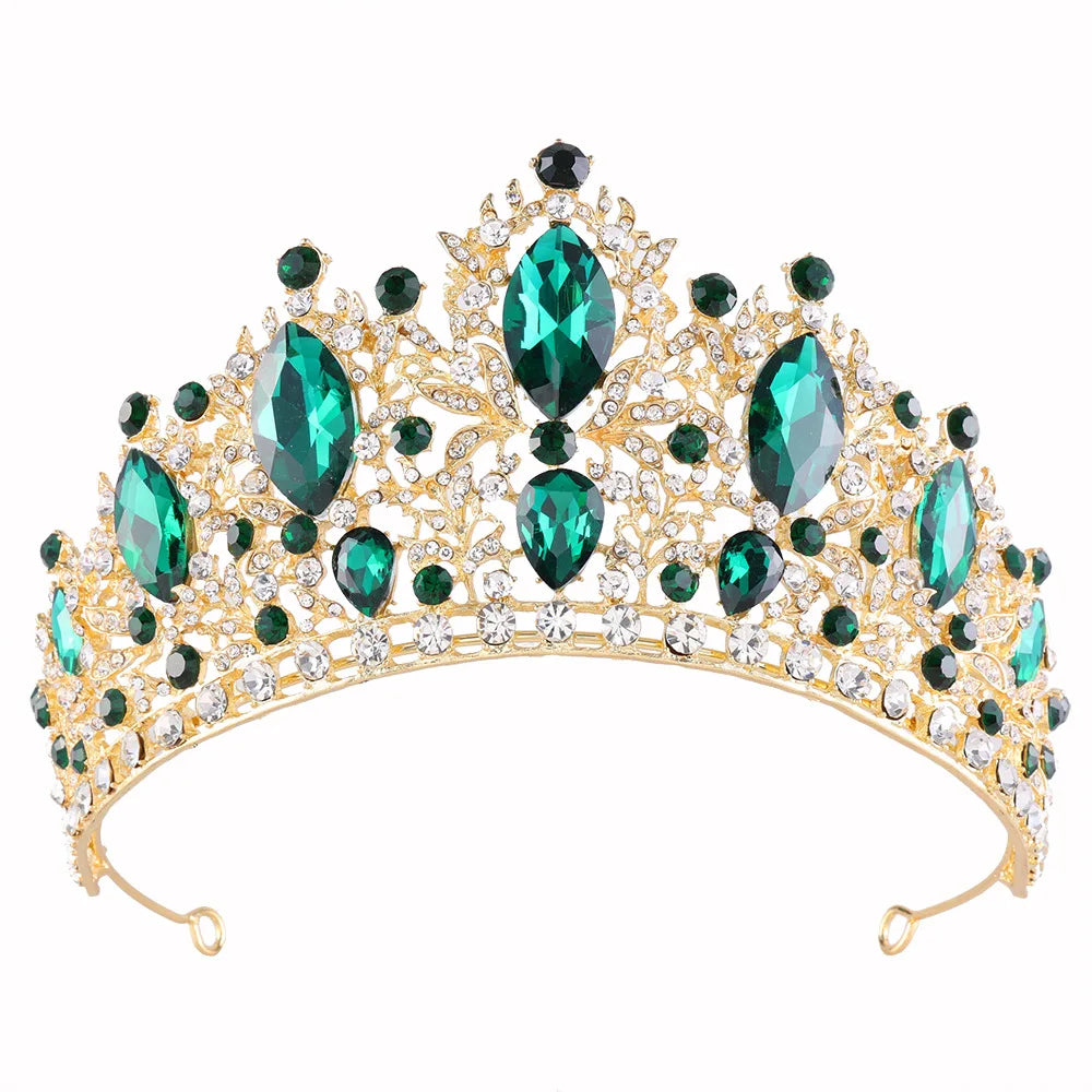 Luxury Rhinestone Bridal Crown Wedding Bride Tiaras Beauty Queen Pageant Tiara Crown