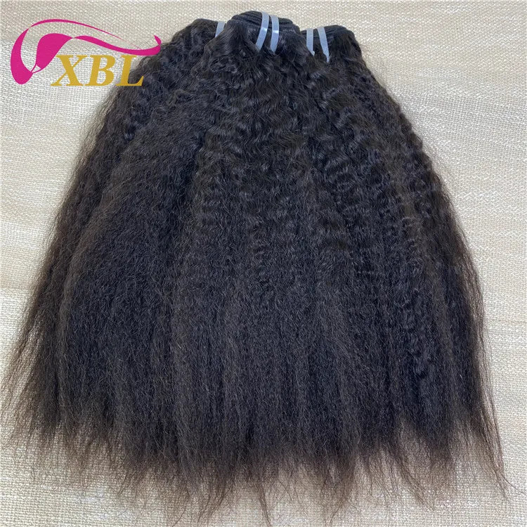Yaki Virgin Brazilian Raw Human Hair Bundles Single Donor Kinky Straight Hair Wave Human Hair Extension Vendor