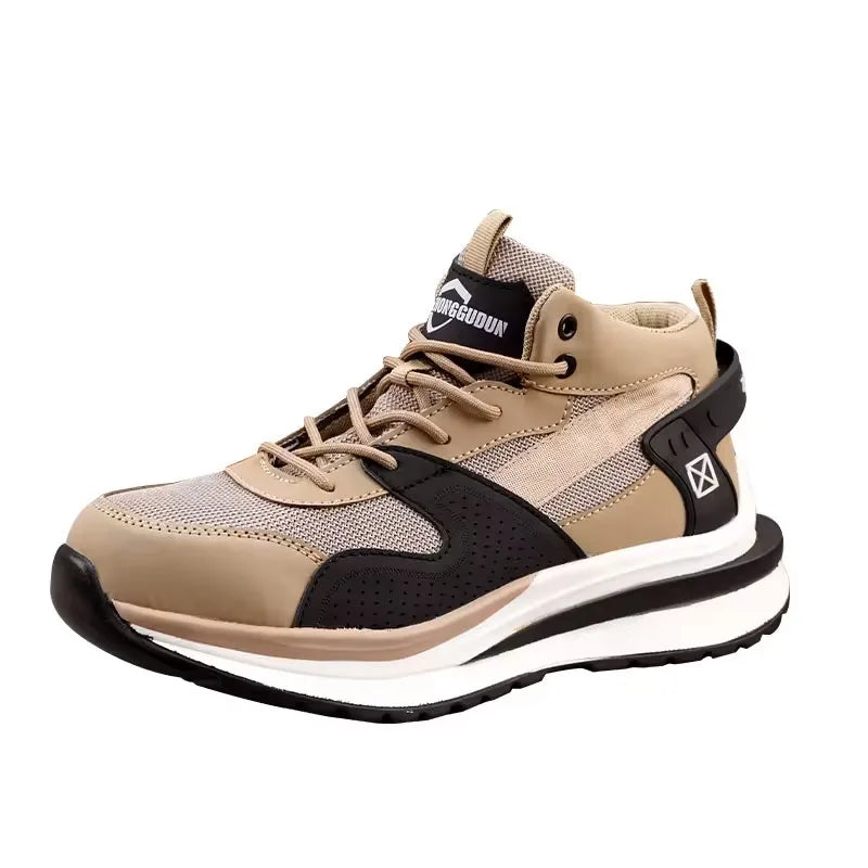 Wholesale Fashion Trendy Anti Puncture Breathable Men's Safety Shoes Comfortable and Anti-Slip Design Safety Shoes for Men