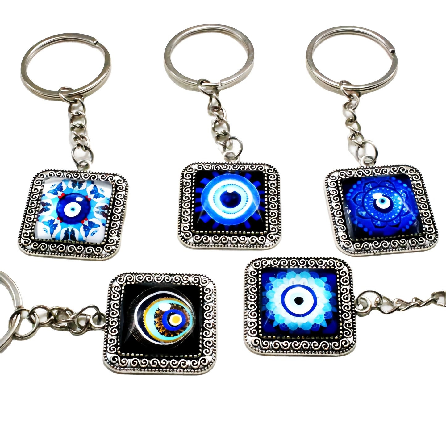 Custom Printing K9 Crystal & Metal Alloy Keycains with Custom Logo-DIY Event Gifts