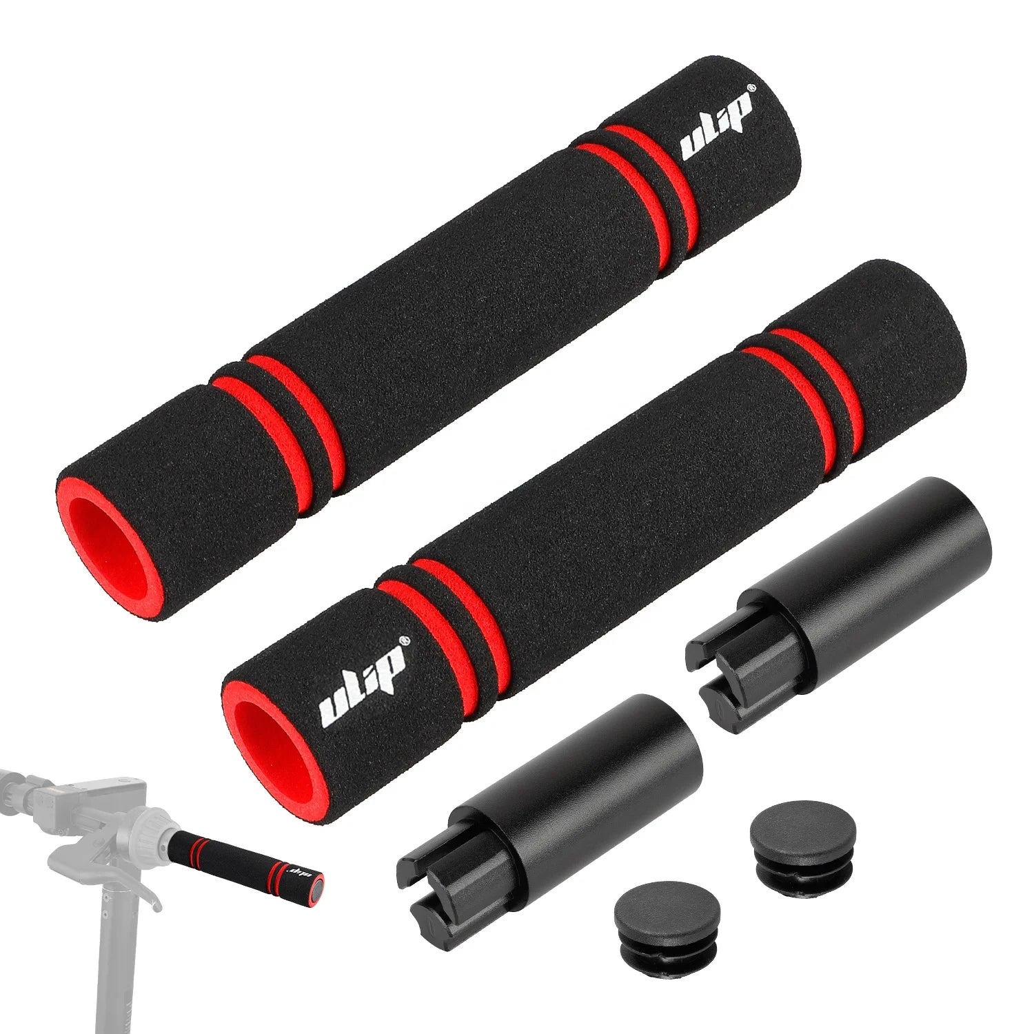 Ulip Scooter Handlebar Extender Kit Handle Cover for Segway Ninebot Max G30 G30LP G30D Electric Scooter Grips Accessories Par