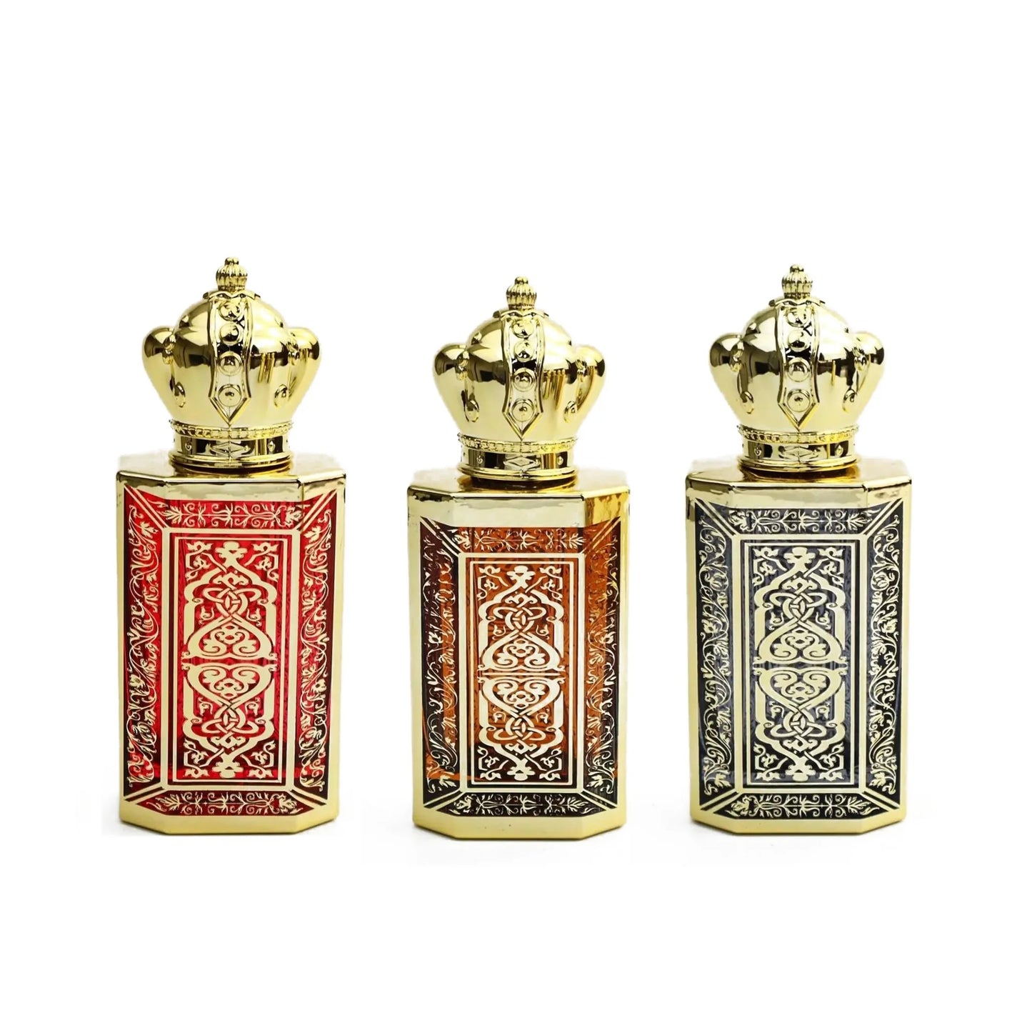 High End Perfume Bottle  Gold Middle East Style Perfume Bottle  Spot Glass Spray Bottle