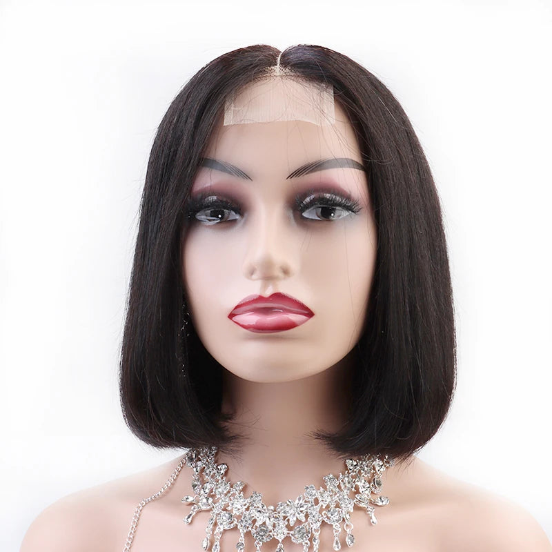 Wholesale Transparent Glueless Full HD Lace Bob Wig Short Bob Lace Front Human Hair 2*6 Lace Frontal at Prices