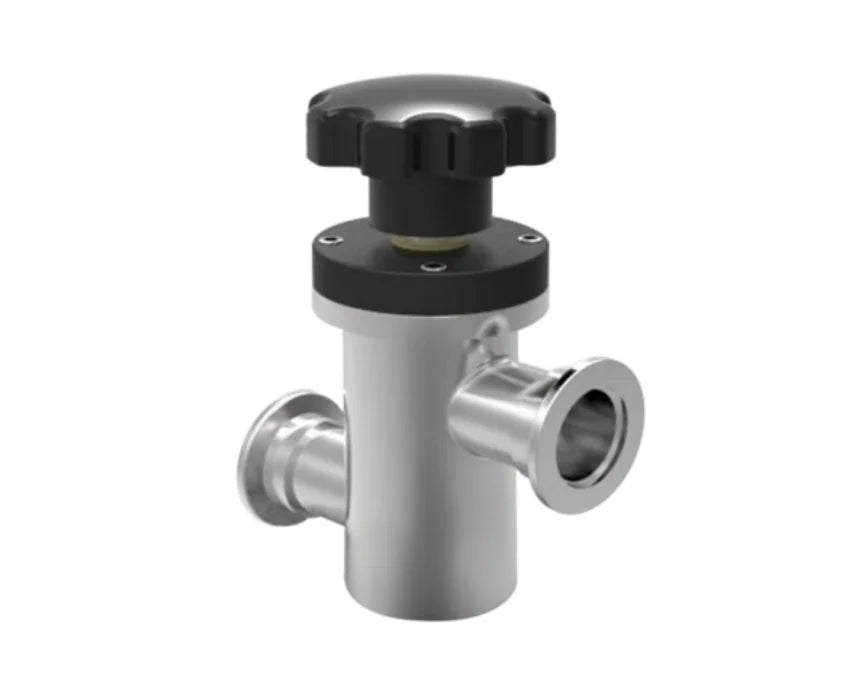 GD GDQ Vacuum Stainless Steel Manual Pneumatic Z-type Angle Valve