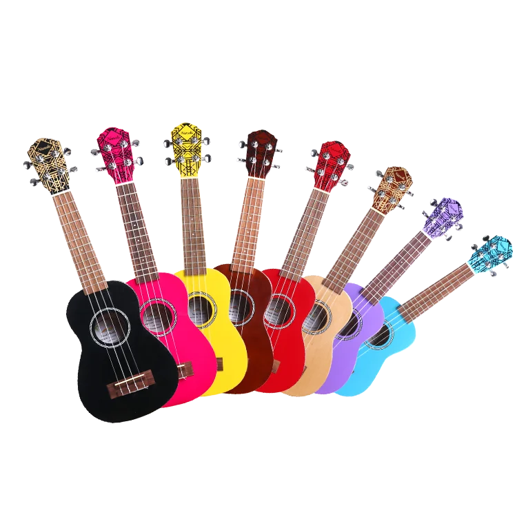 Professional Quality Christmas Music Gift 21 Inch Real Wood Beginner Soprano Ukelele Ukulele Kids Guitar Wholesale