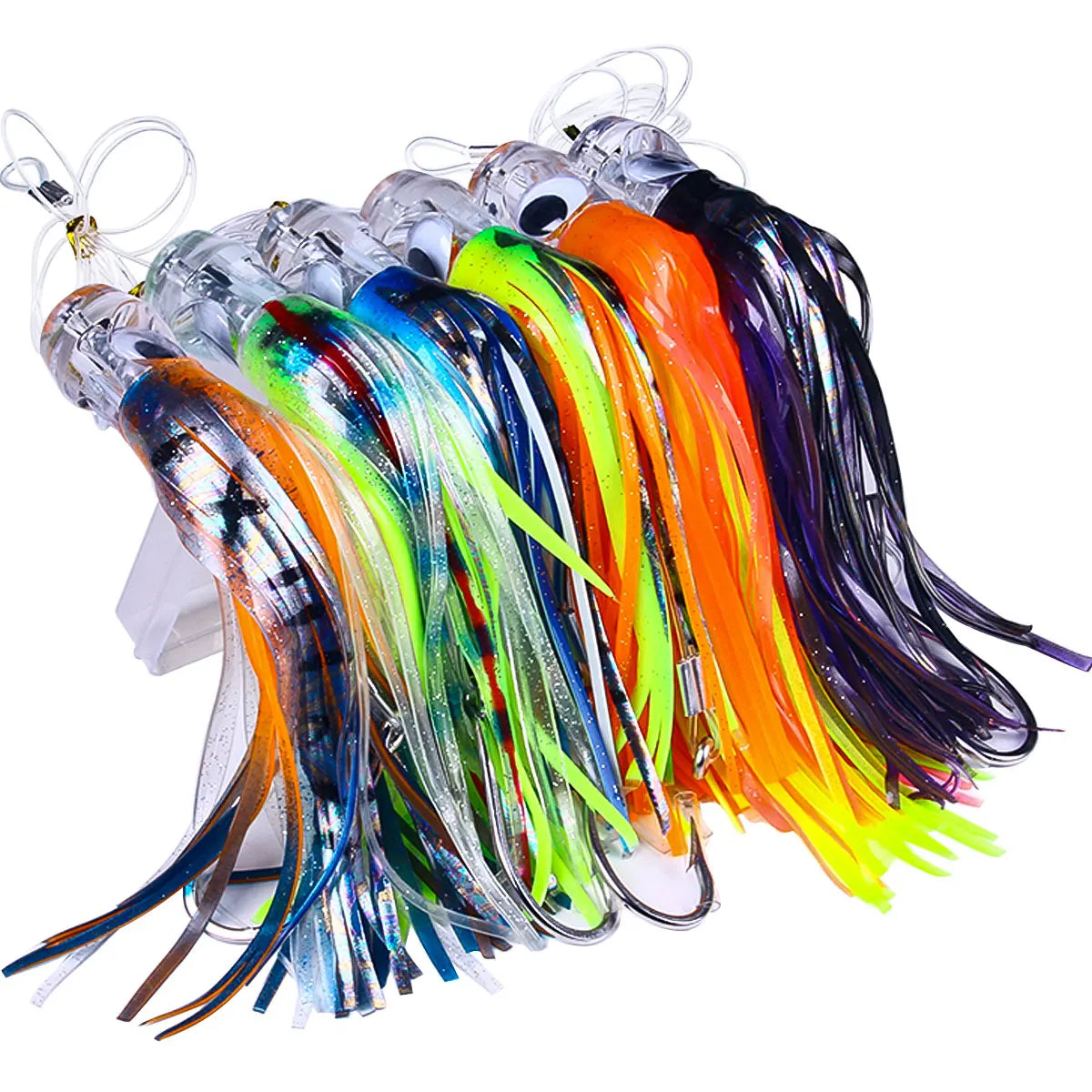 Saltwater High Speed Big Game Deep Sea Fishing Marlin Tuna Trolling Octopus Feather Lure Offshore