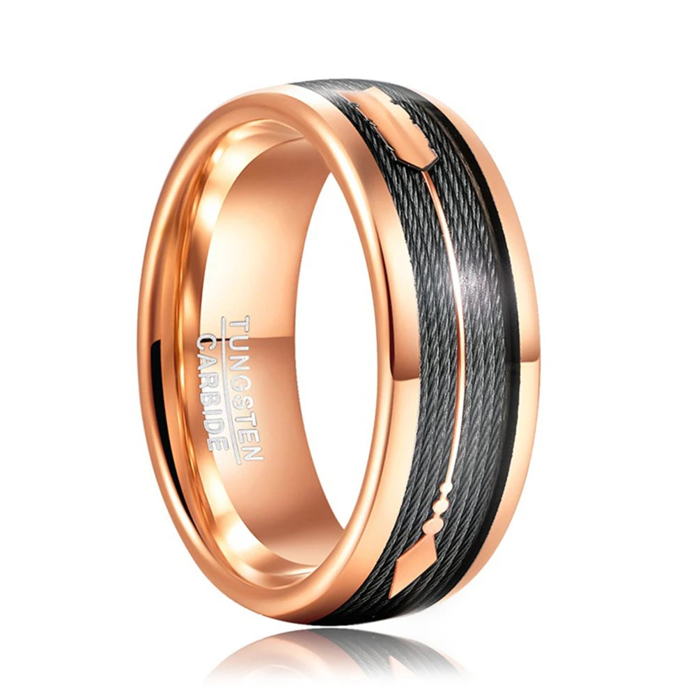 Alin Hot Sale Fashion Tungsten Rings in Stock for Man Wedding tungsten carbide Ring