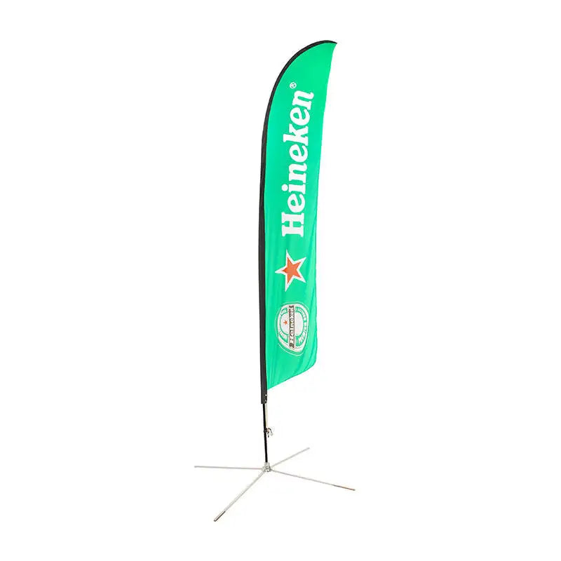 Customized New Promotion Feather Double-sided Waterproof Eco-Friendly Flying Flags Banners Custom Advertising Beach Flags