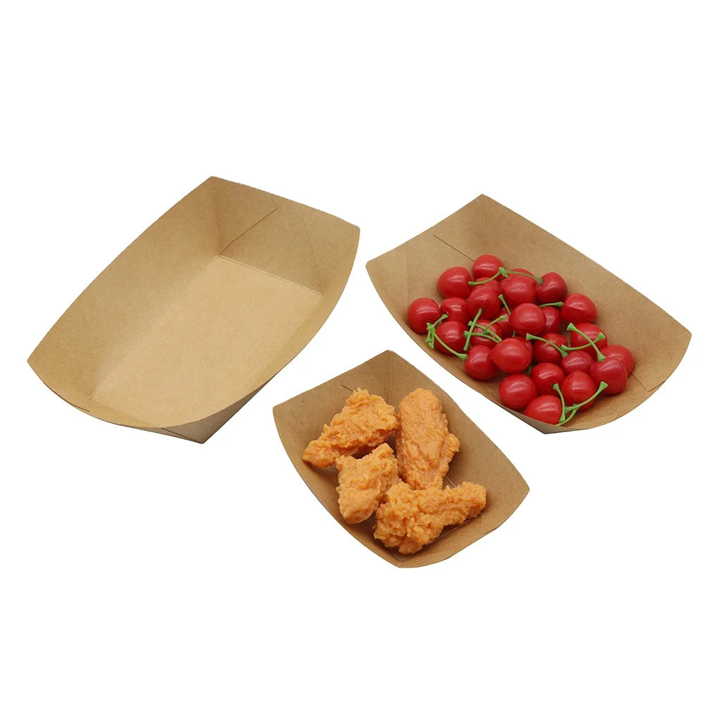 32cc Cake Food Tray Disposable Shaped Dinner Takeaway Trays Plates for Catering
