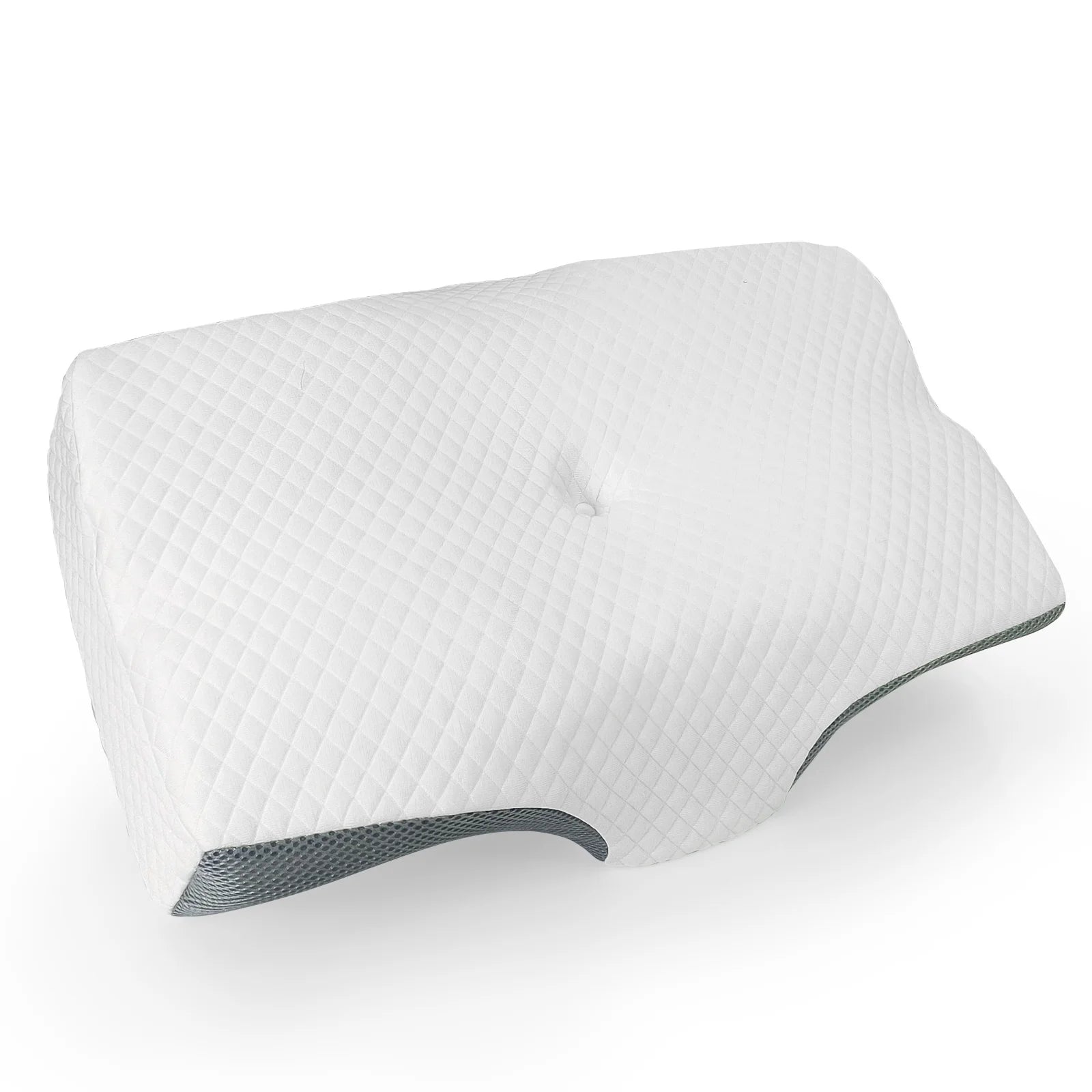 Memory Foam Bed Pillow for Neck and Pain Relief Supports Side Back Abdomen Sleep in Pillow Category