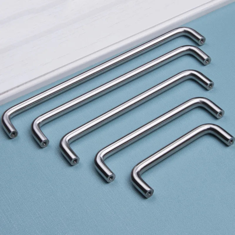 JAYA 50mm U Type Stainless Steel Door Handles Dresser Knobs Kitchen Cabinet Knobs and Handles for Furniture Hardware Diameter