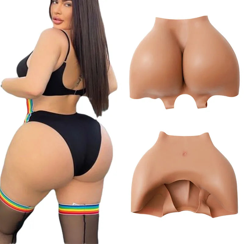 Silicone Buttocks Padded Panties Sexy Silicone Bumbum Ladies Fesses Artificiel Invisible Shaperwear Butt and Pad Enhancer Pan