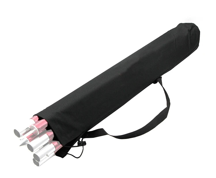 Custom Logo Camping Hiking Pole Bags Polyester Sunshade Tent Rod Organizer Portable Outdoor Handbag Canopy Pole Storage Bags