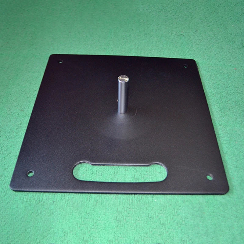 FEAMONT Wholesale Flag Base 3KG Square Iron Plate Base Outdoor Flag Base With Solid Shaft