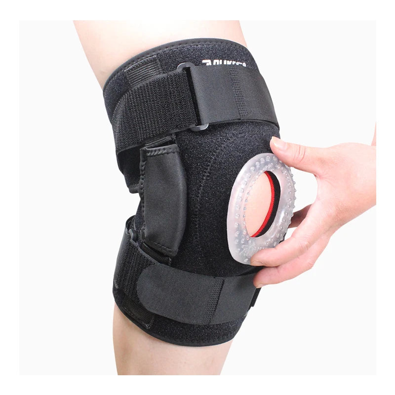 Aolikes Adjustable Elastic Compression Neoprene Knee Brace Protective Sport Type for Running Made of Spring Material Adults