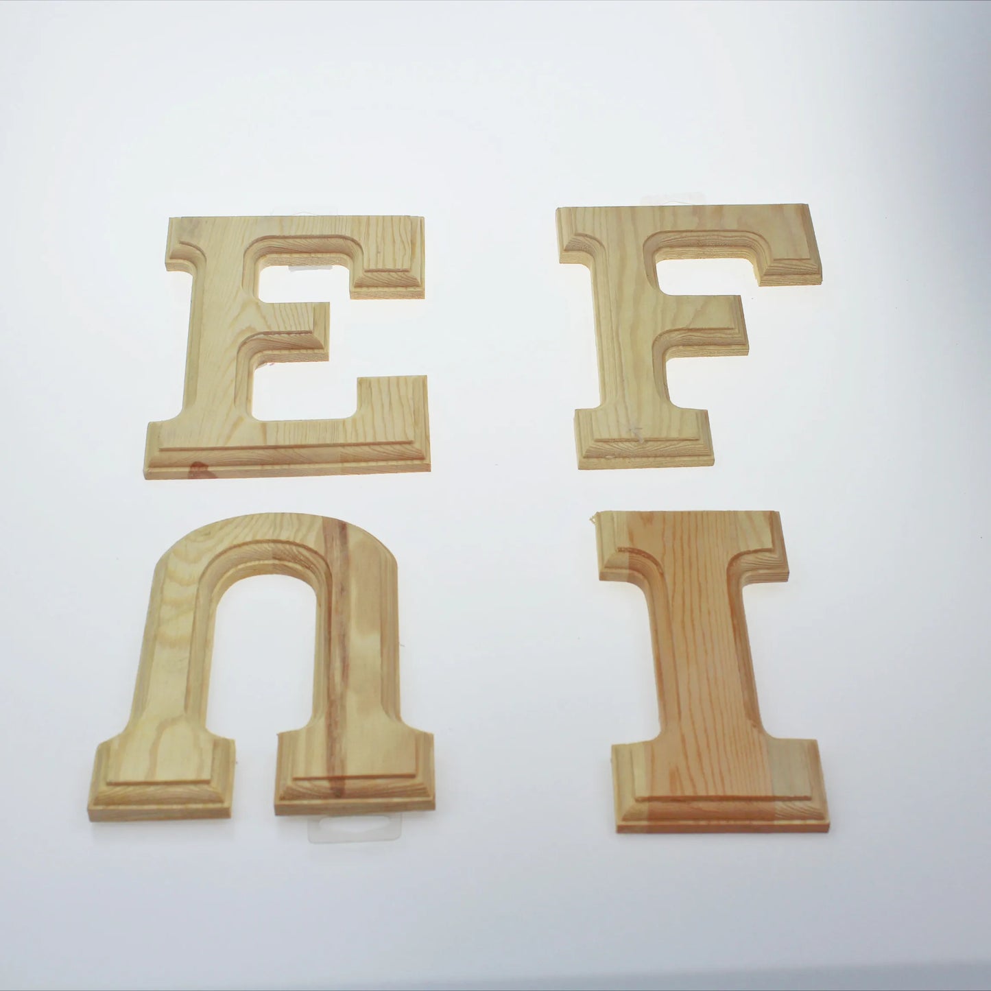 Unfinished Crafts Wooden Letter Sign Decoration for Painting Letter Board DIY Wooden Letter