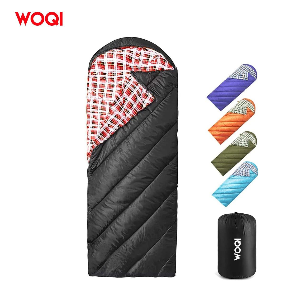 WOQI Hot Sale Cheap Price Lightweight Portable Easy-carrying Sleeping Bag for Adults