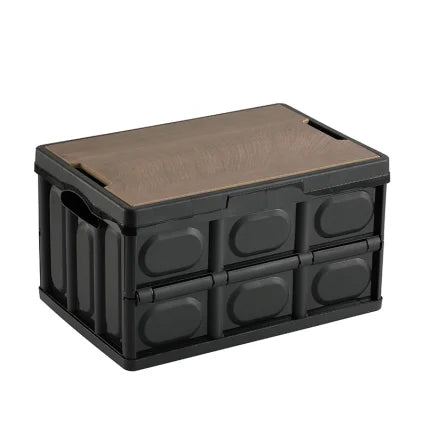2022 Hot Selling Stackable Foldable Storage Containers Box Bin with Bamboo Lid