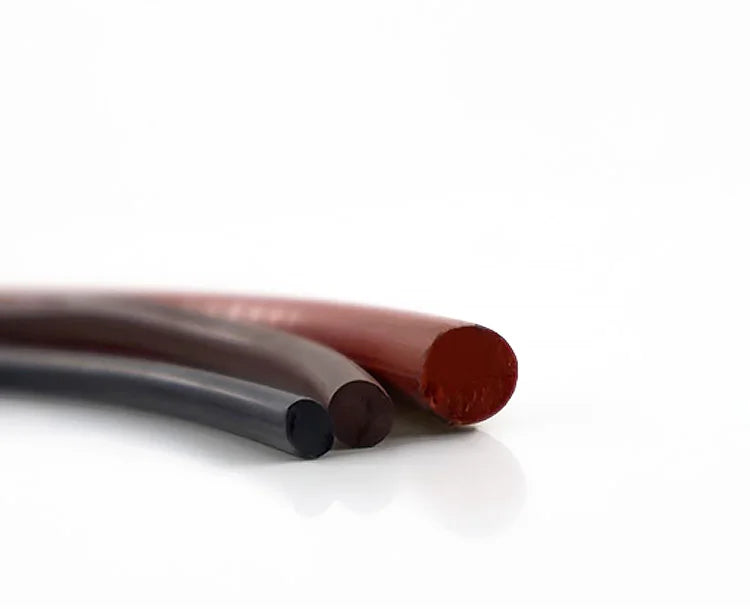 Black Rubber Seal Strip EPDM NBR Silicone FKM Round Cord 30 to 90 Shore Hardness for Effective Sealing