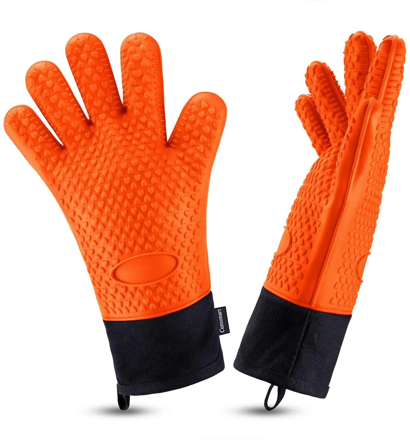 Professional Kitchen Heat Resistant Eco-Friendly Silicone Oven Gloves for Grill Use Dishwasher Safe