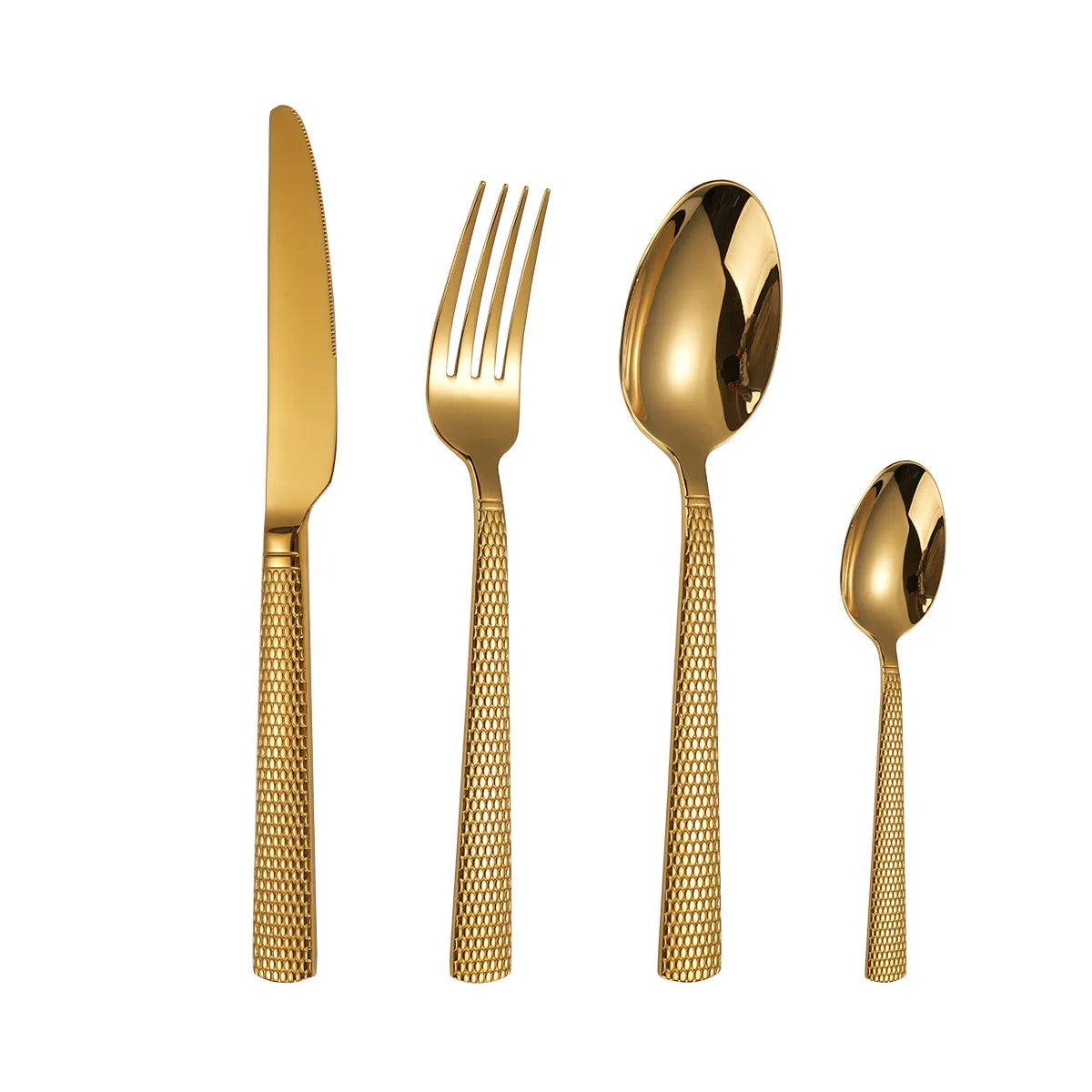 304 Luxury Wholesale Modern Full Table Ware Cutlery Set Stainless Steel Bulk Hotel Cutlery Set Stainless Steel Cutlery Set