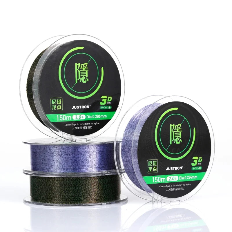 Wholesales 150m Camouflage Fishing Line Strong Nylon Long Line Floating Buoyancy Characteristic Japanese Long Line Fishing