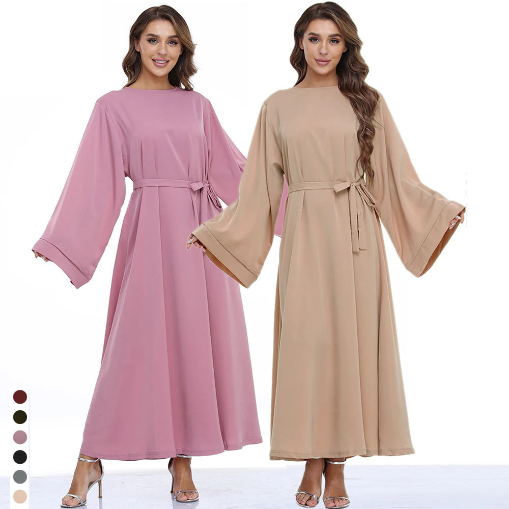 Women's One-Size Traditional Muslim Clothing Loose Hooded One-Piece Full Cover Abaya Prayer Robe Long Dress Style