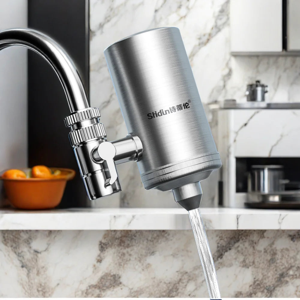 Multi-Use 316 Rust Steel Bidet with Activated Carbon Faucet Kitchen and Bathroom Tap Filter Purifier