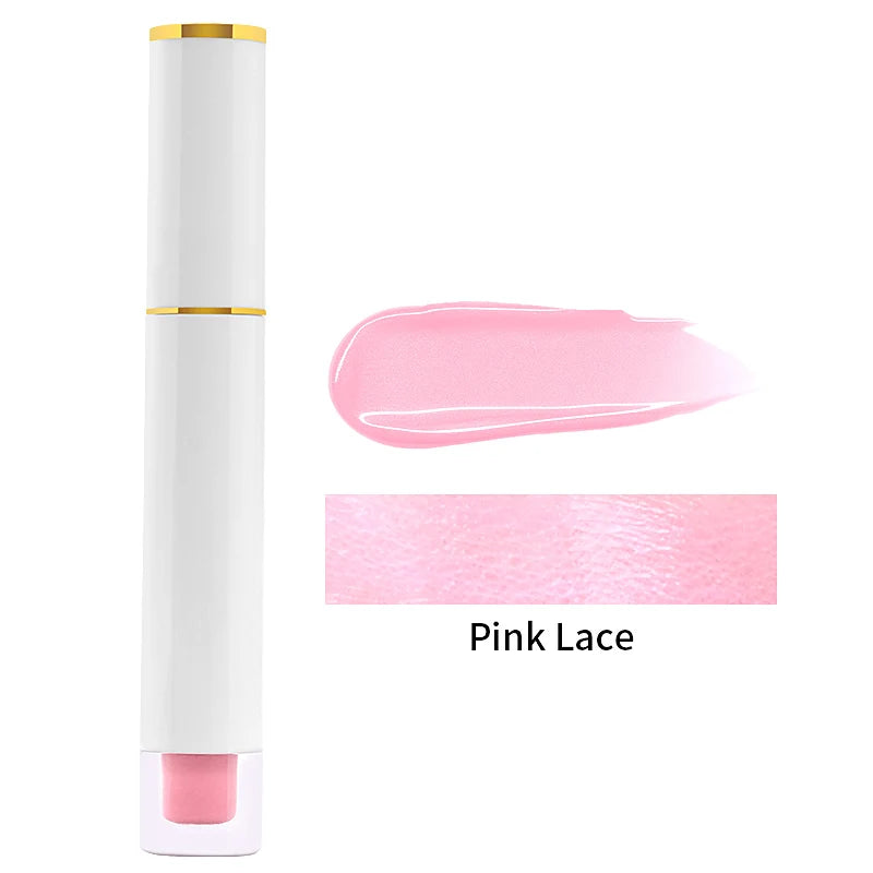 Cosmetics Empty pink Gradient Slim Matte Lipgloss Tint Bottles Packaging Liquid Lipstick Lip Gloss Tubes