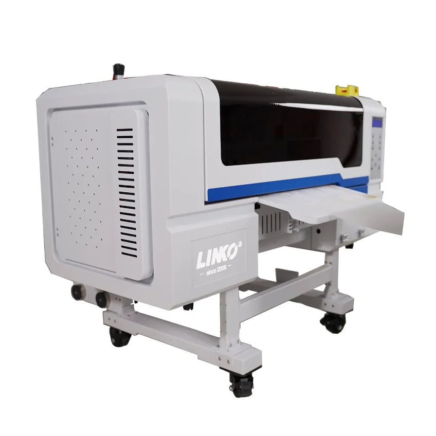 LINKO Automatic A3 Impresora Dtf 33 cm Dual XP600 Head Digital T-Shirt Printing Machine for Multicolor Clothes Custom
