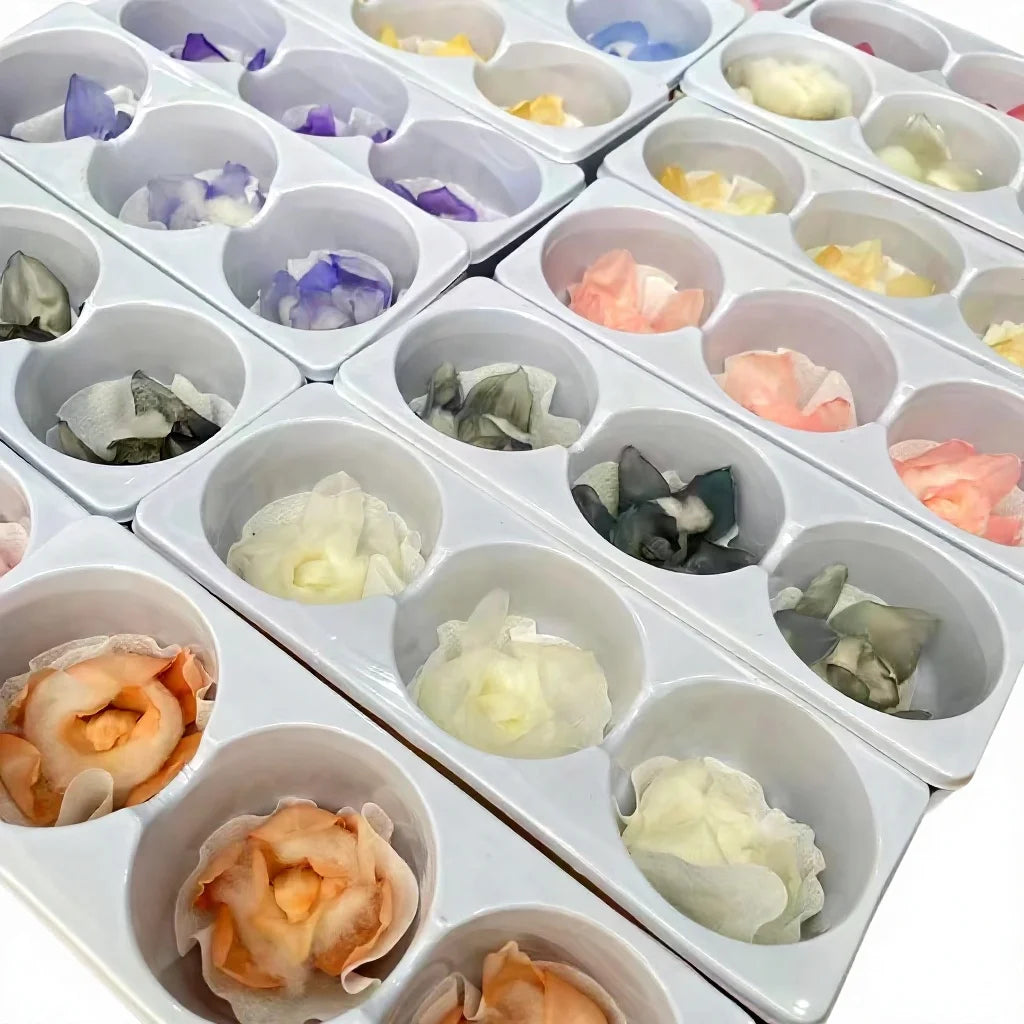 6-7cm Preserved Orchid Head Flower Centerpiece-Eternal Environment-Friendly Long Lasting 3-5 Years New Year Decor