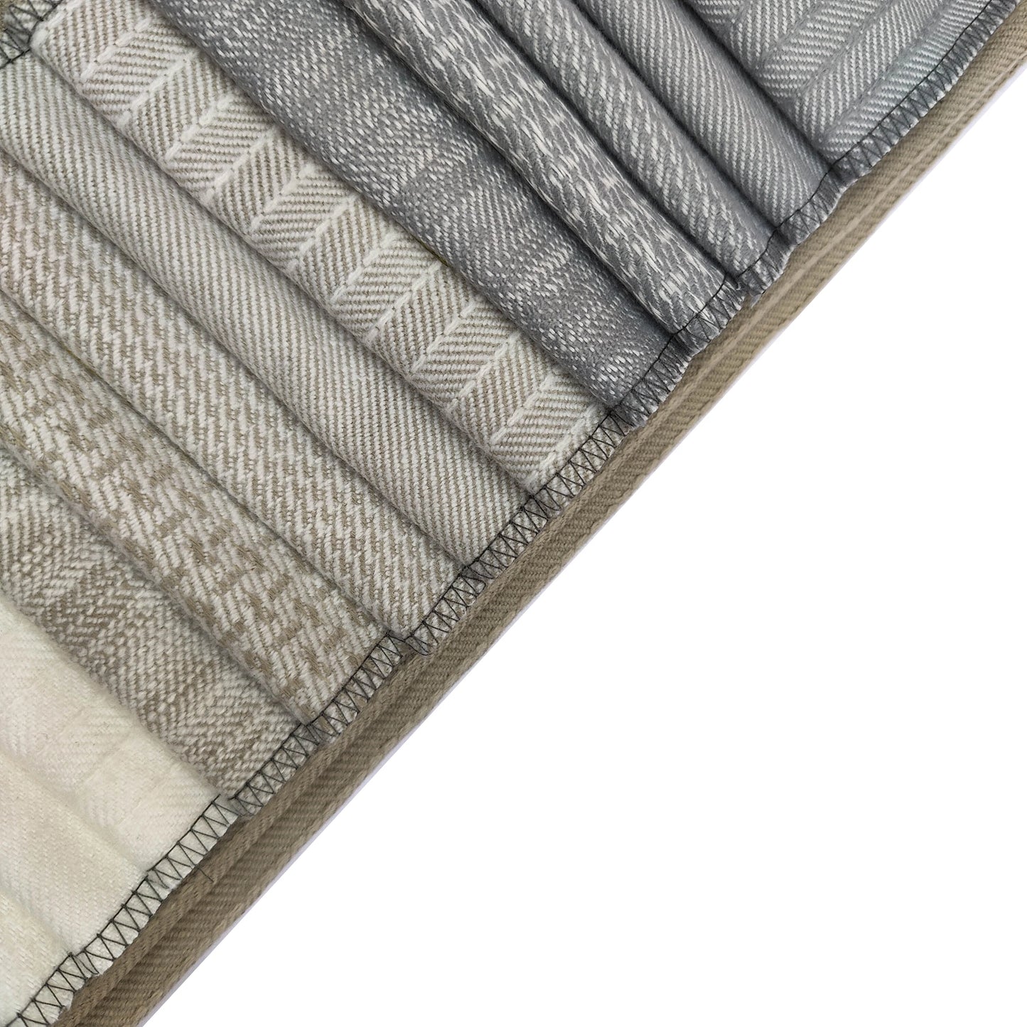 M&Y 100% Polyester Jacquard Woven Fabric Merino Cashmere Wool/Viscose Dyed Pattern 280cm Width Home Decor Curtains Upholstery