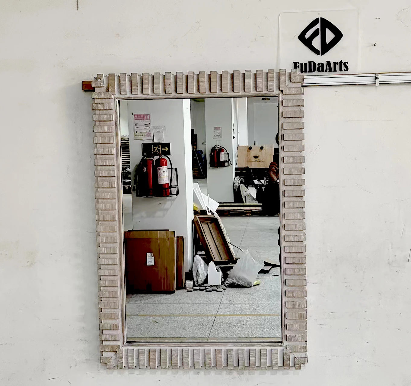 96x68cm Factory Price Large Aluminum Alloy Full-body Mirror Floor Mirror Bedroom Living Room Mirror Dropshipping Products 202