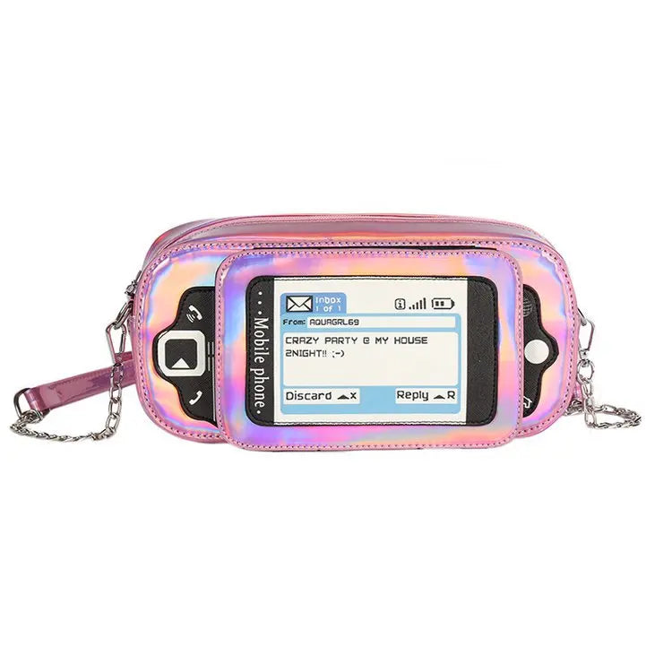 Custom Shape Keyboard Ita Bag Custom Ita Bag Transparent Pu Cute Messenger Ita Bag for Lady and Girls