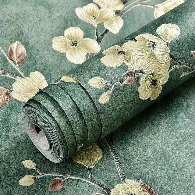 Irini Modern Waterproof Self Adhesive Bedroom Wall Stickers 3D Printed Damask Pattern with Lifetime Warranty for Household Us