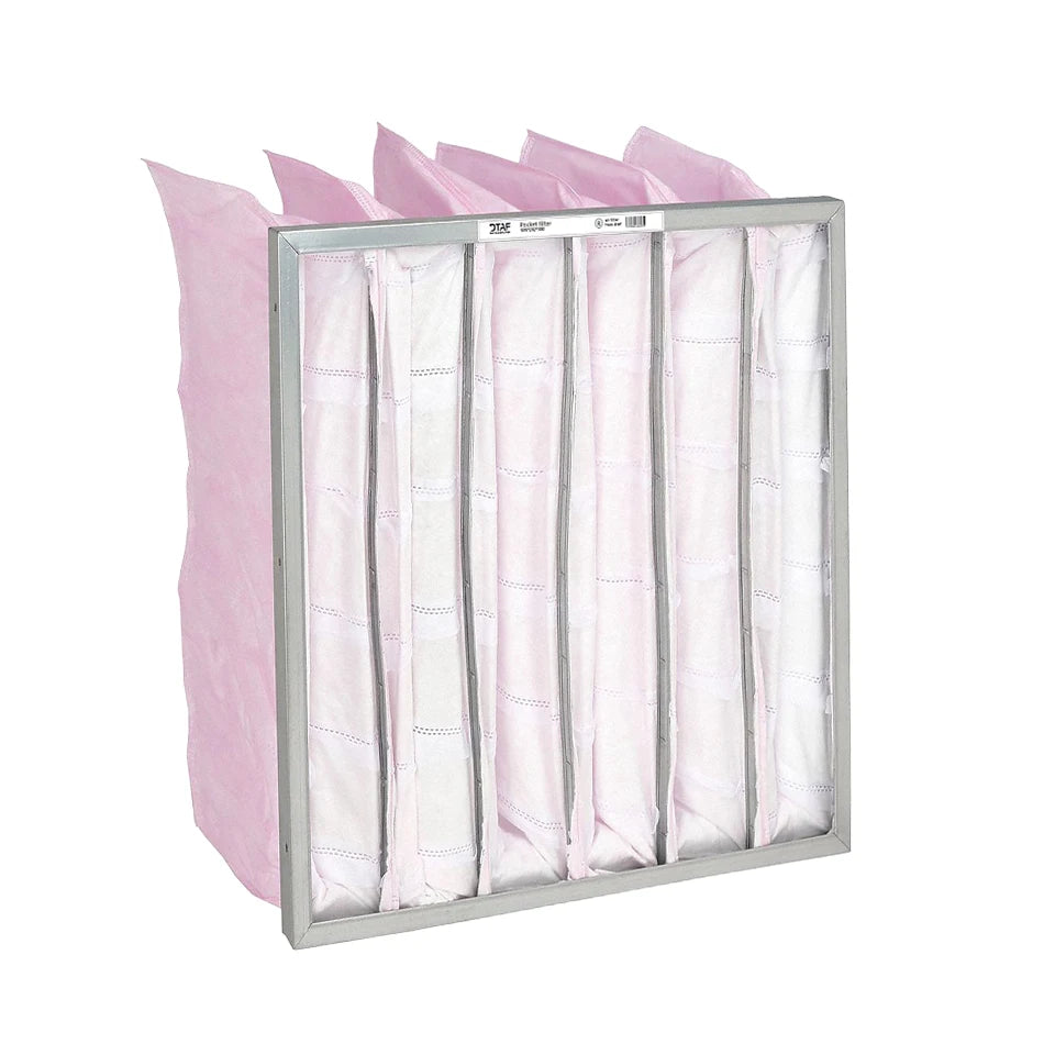 Bag Filter F7/MERV12 Customized Size HVAC Filtration Equipment Air System HVAC Pocket Bag Filter Industri air
