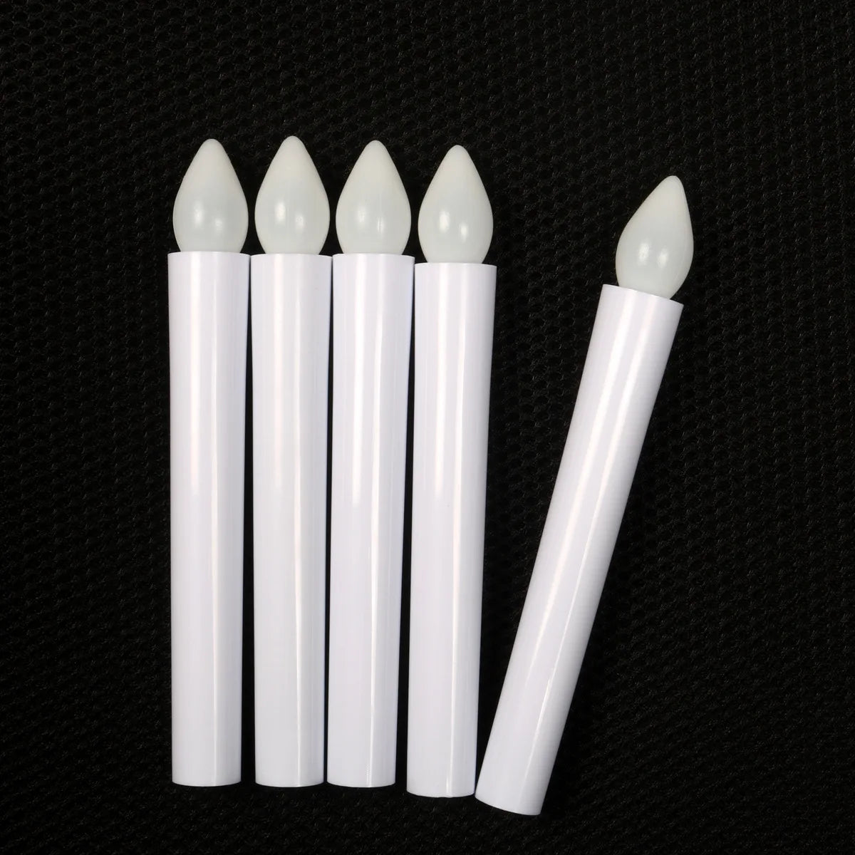Customized Battery Powered Flickering Flameless Electronic Led Candle Light Stick for Home Table Dinner Decor