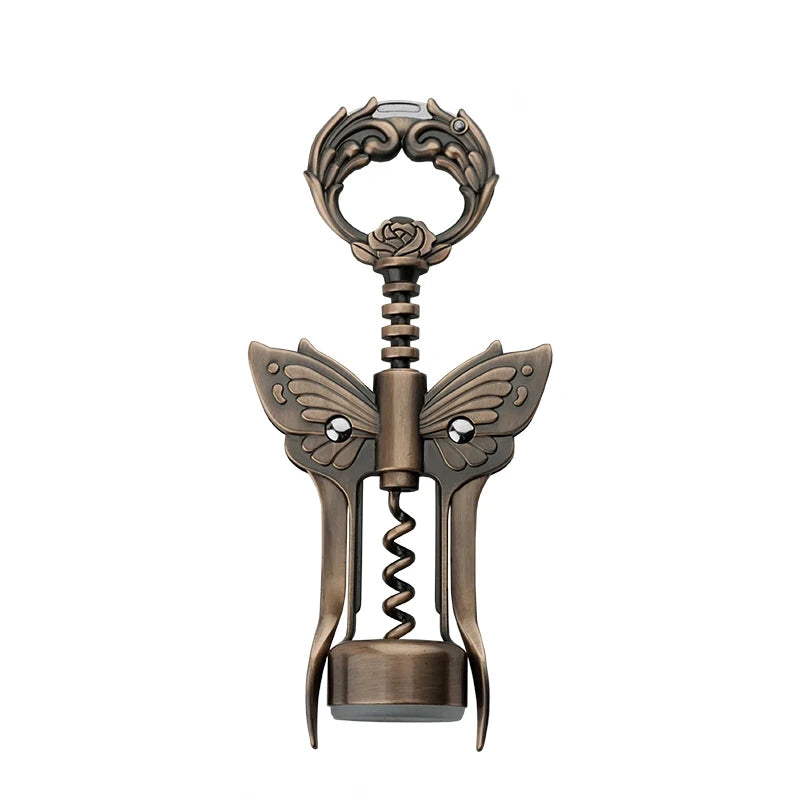 Factory Direct Sale JAFON Zinc-alloy Butterfly Shape Multifunctional Wine Corkscrew Opener