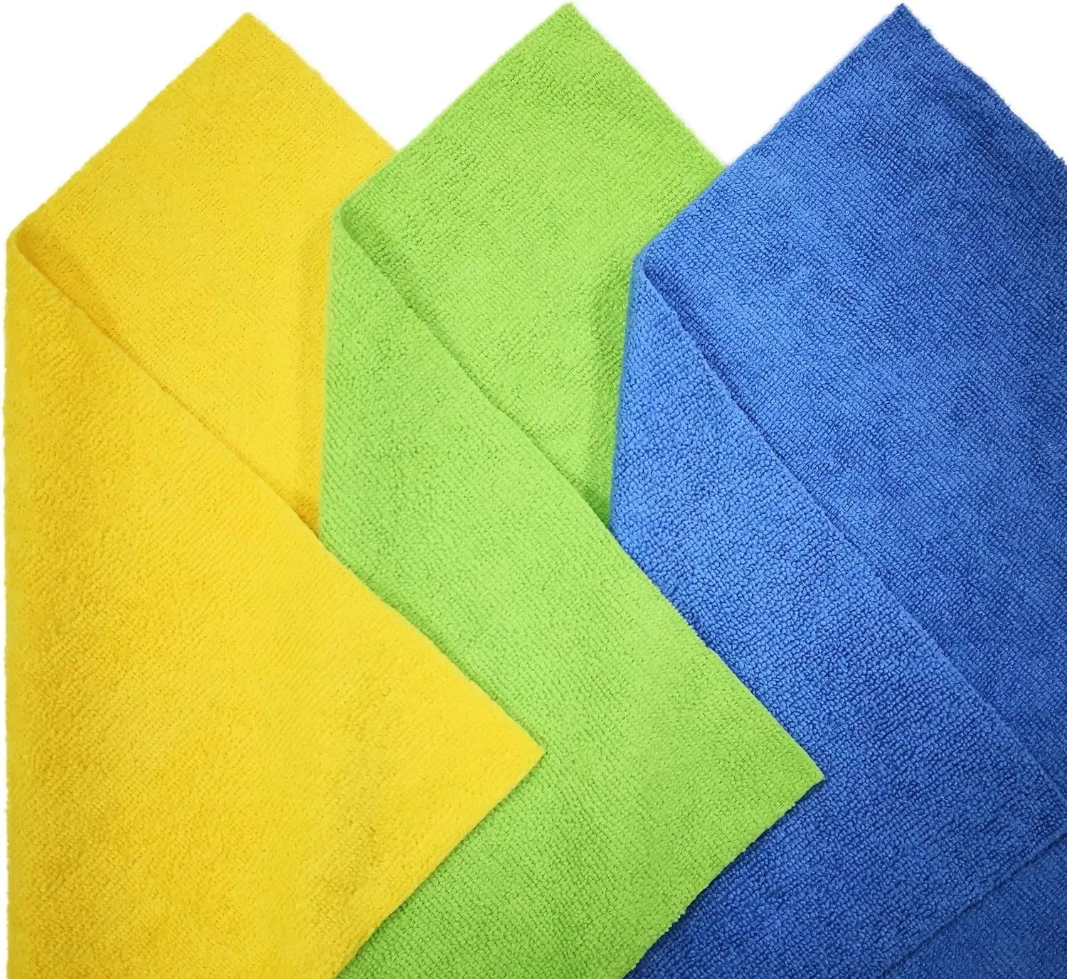 Microfiber 40x40cm Woven Quick-Dry Soft Absorbent Cleansing Towel Rag with Strong Cleaning Ability for Car Dusting & Cleaning