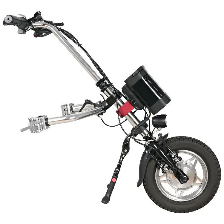 3 Ranges Sports Handcycle Hand Bike Compatible with Manual Wheelchair Stepless Speed Change Electric Wheelchair