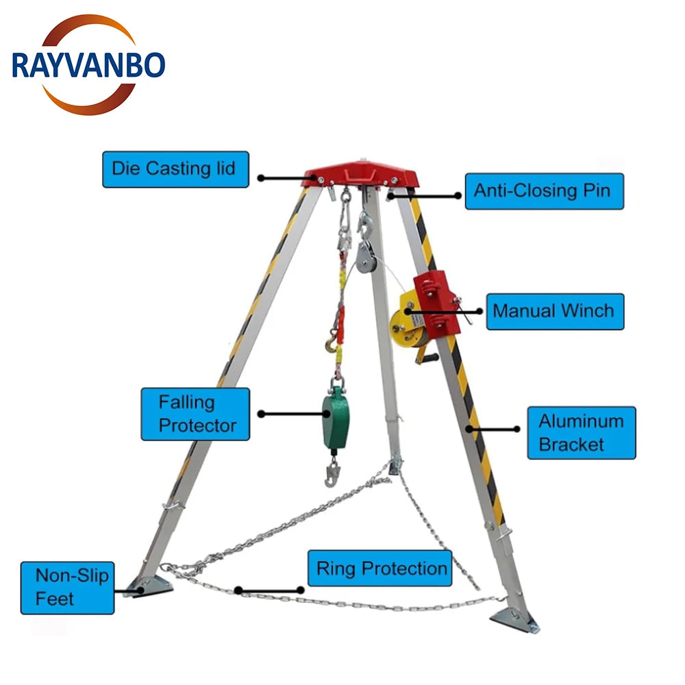High Quality Fire Lifting Safety Rescue Tripod