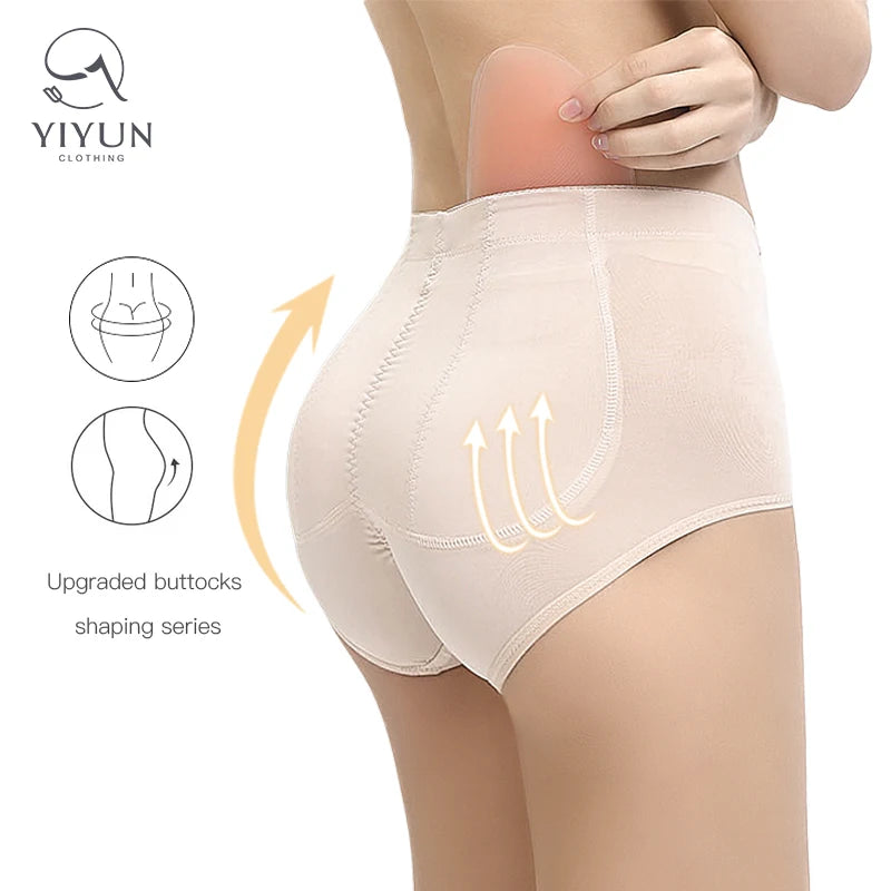 YIYUN High Elasticity Women's Underwear Butt Lifter Panty Hip Pads Padded Control Panties Medium Control Shapewear Free Sampl