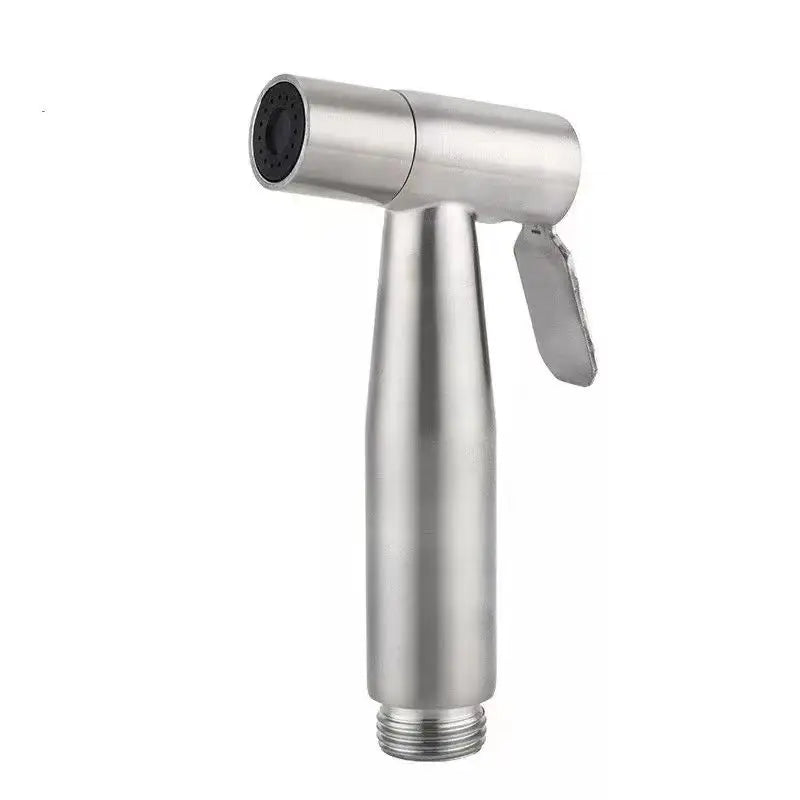 Hot-selling Bathroom Accessories High-pressure Water Saving  Handheld Bodit Sprayer   Stainless Steel Toilet Bidet Shattafs