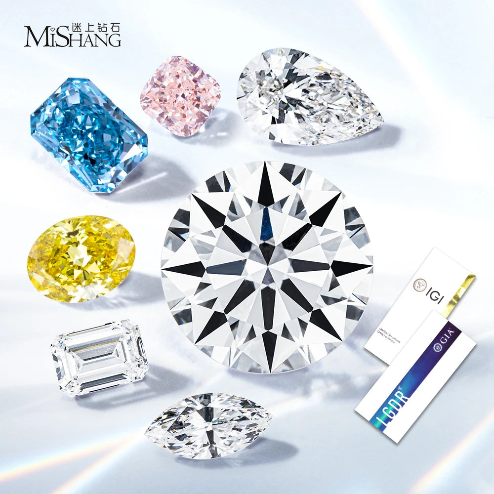 IGI Wholesale Excellent Cut HPHT CVD VVS VS Lab Diamond Loose Round Lab Grown Diamonds
