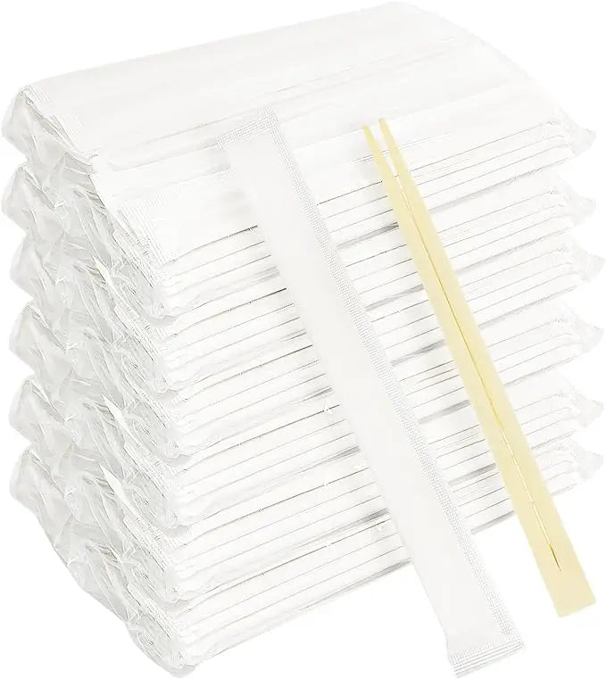 Environmentally Friendly Bamboo Chopsticks with Paper Cover Disposable Twin Food Utensils