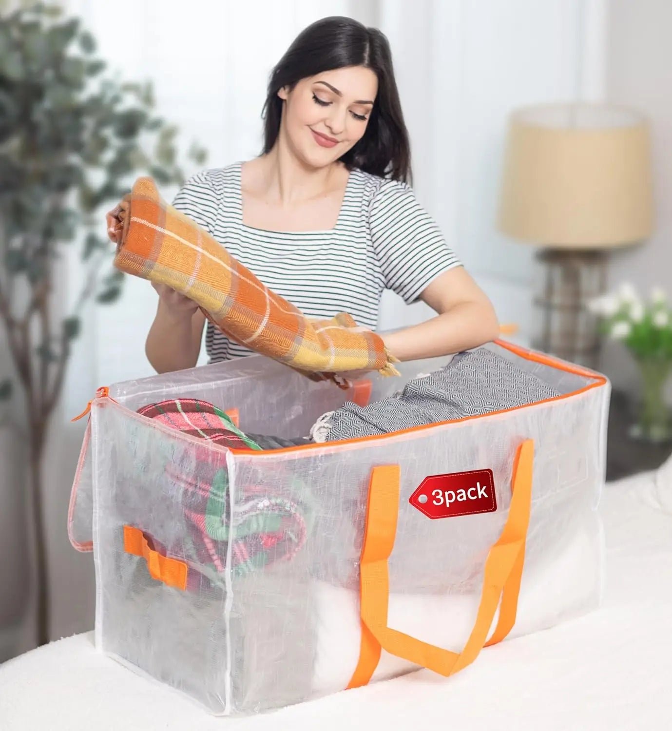 2024 Custom Printed Extra Large Ecology Foldable PP Woven Moving Storage Bags Reusable Premium Shopping Bags