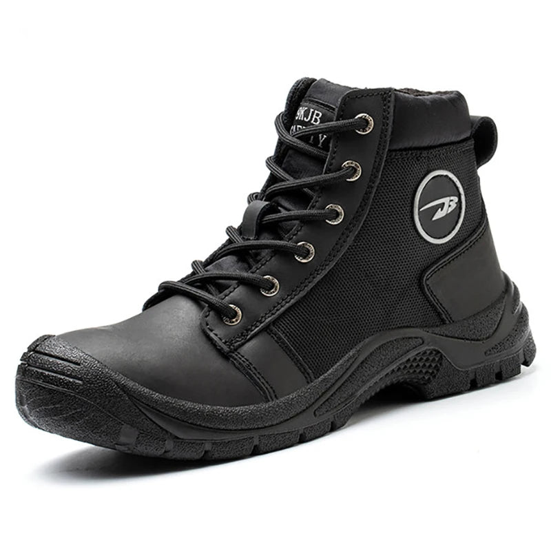 DianSen ZS009 Slip Resistant Comfortable Construction Anti-Punctur Men Winter Safety Shoes Steel Toe Work Boots
