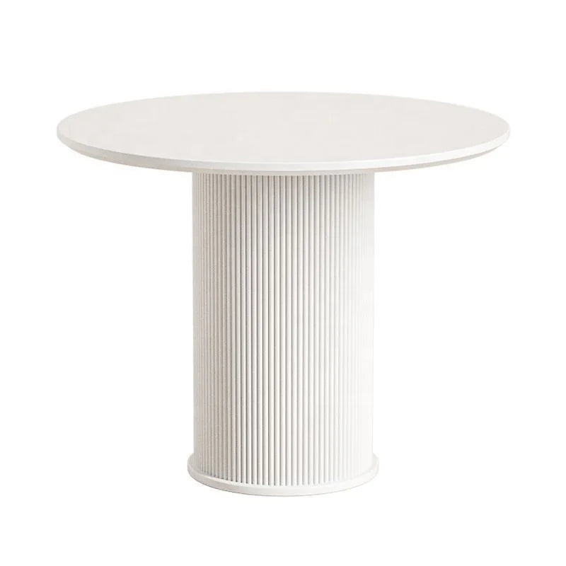 Wholesale Luxury White Black Modern Nordic Rock Plate Dining Table Waterproof Adjustable for Home & Hotel Use Portable